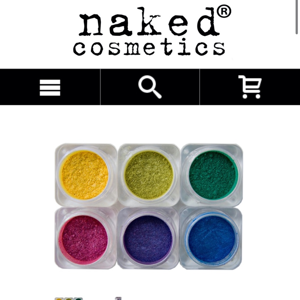 Naked Cosmetics Pure pigments/Eye shadows